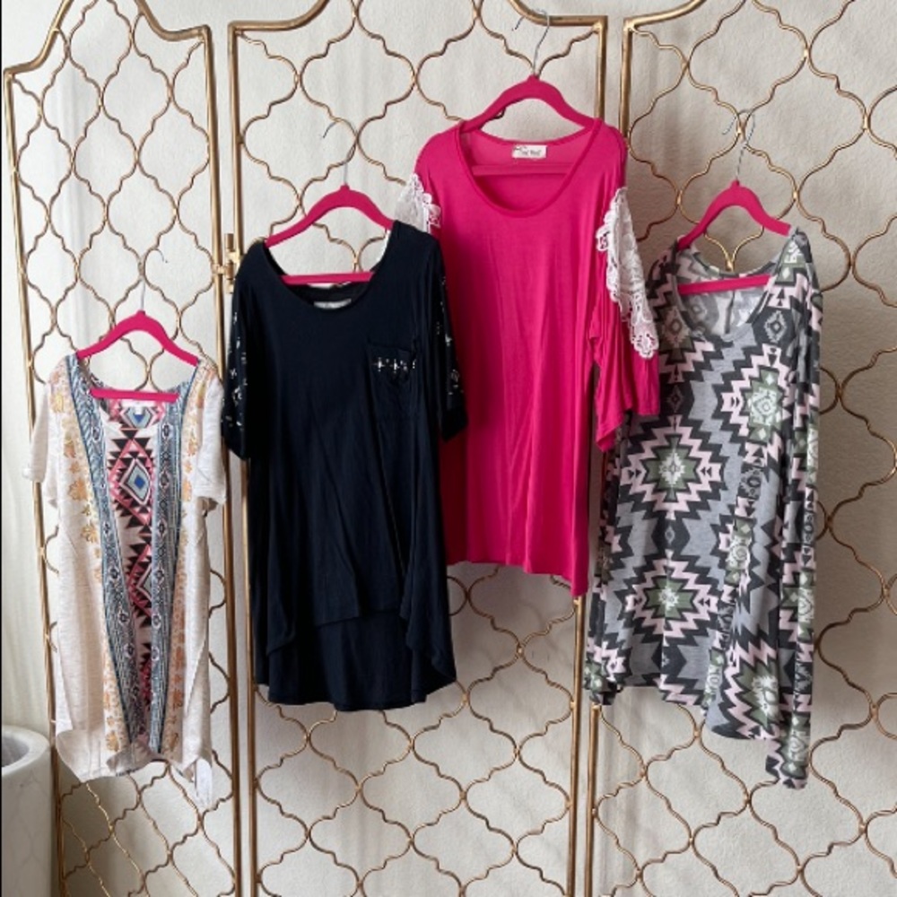 {BUNDLE} 4 girls shirts